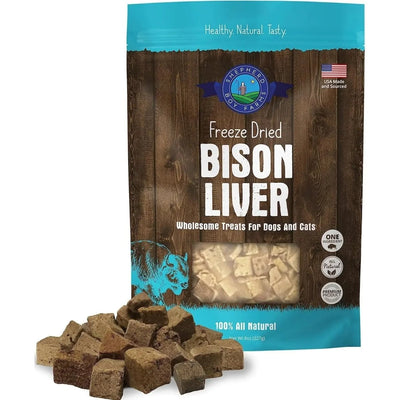 Shepherd Boy Farms Freeze Dried Bison Liver Dog Treats - Talis Us