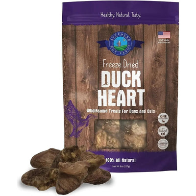 Shepherd Boy Farms Freeze Dried Duck Heart Dog Treats - Talis Us