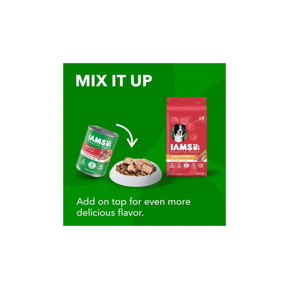 IAMS ProActive Health Adult Lamb Rice Dry MiniChunk Dog Food 30 lb