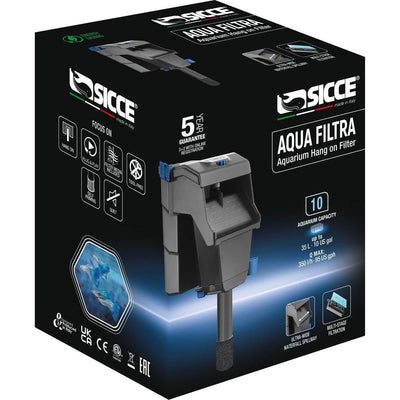 Sicce Aqua Filtra Aquarium Hang on Filter - Talis Us