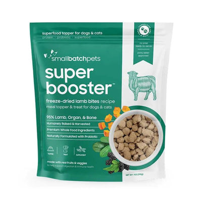 Smallbatch Super Booster Lamb SmallBites Freeze - Dried Dog & Cat Meal Topper & Treats 7oz - Talis Us