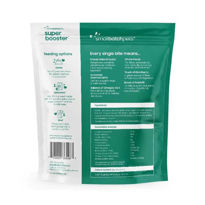 Smallbatch Super Booster Lamb SmallBites Freeze - Dried Dog & Cat Meal Topper & Treats 7oz - Talis Us