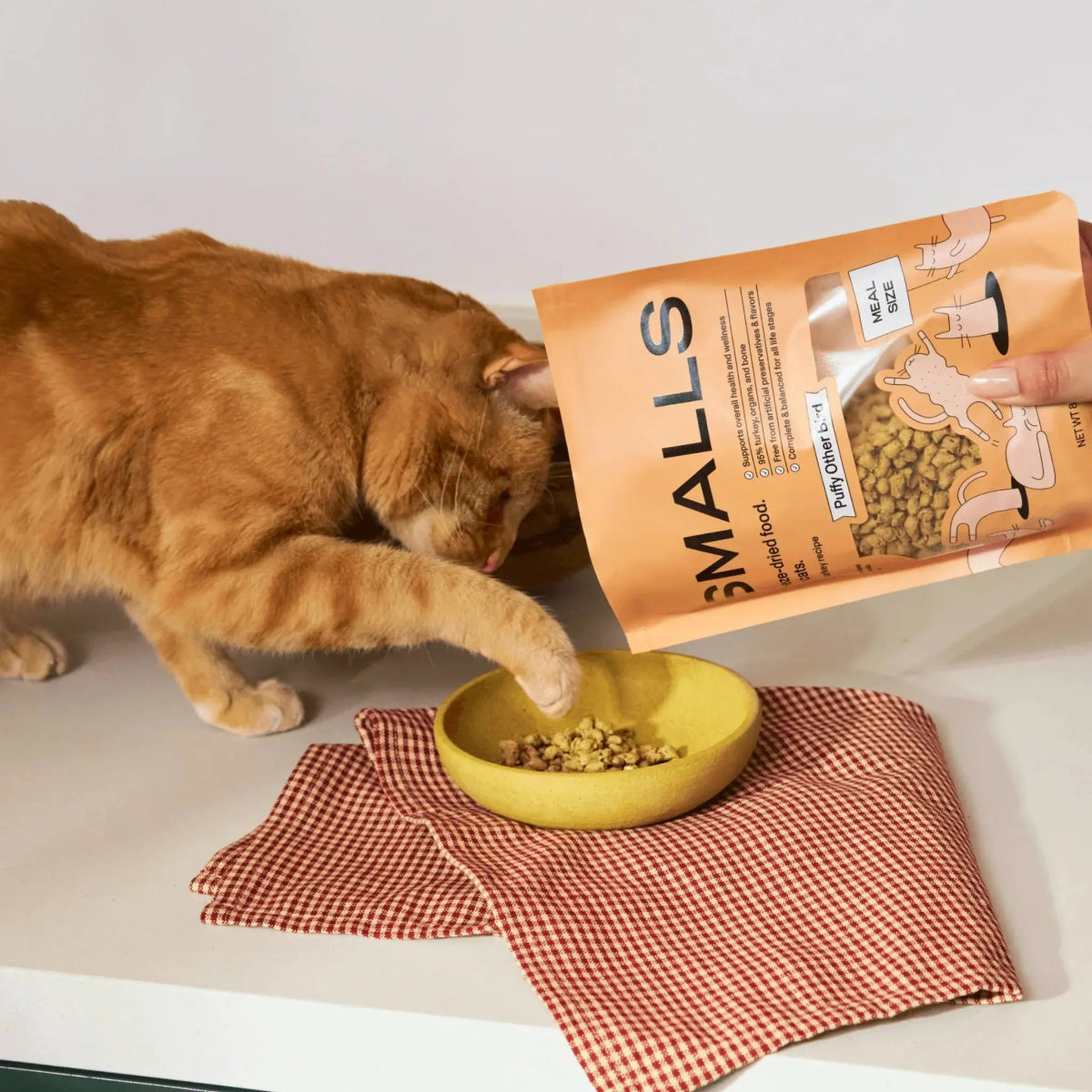 Smalls Puffy Other Bird Turkey Recipe Freeze - Dried Cat Food - Talis Us