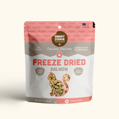 Smart Cookie Freeze - Dried Alaskan Salmon Cat Snacks - Talis Us