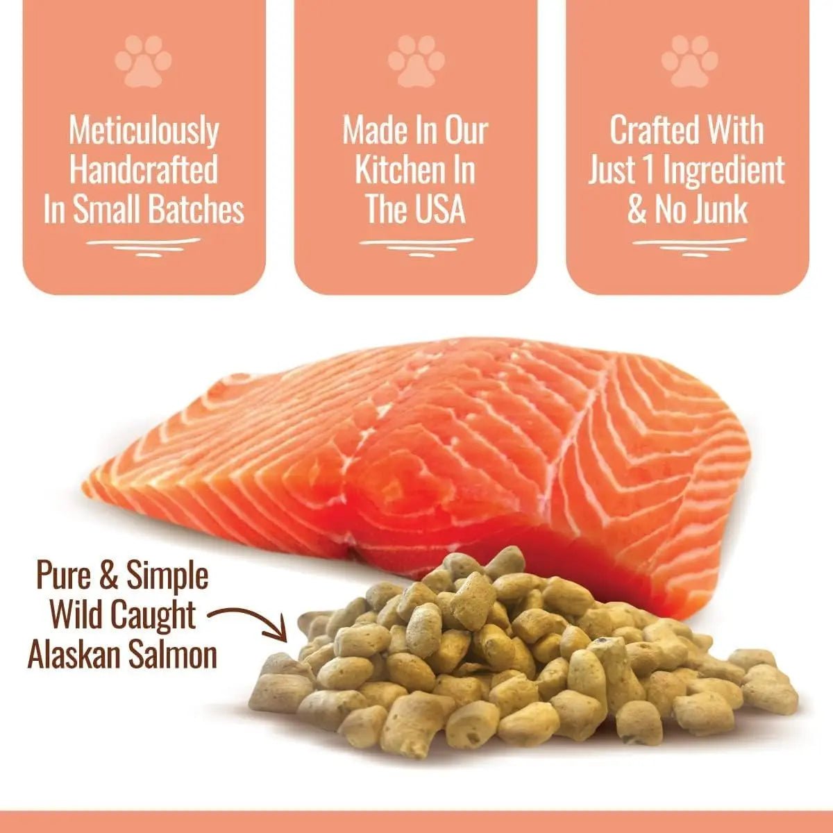 Smart Cookie Freeze - Dried Wild Salmon Treats for Dogs 2oz - Talis Us