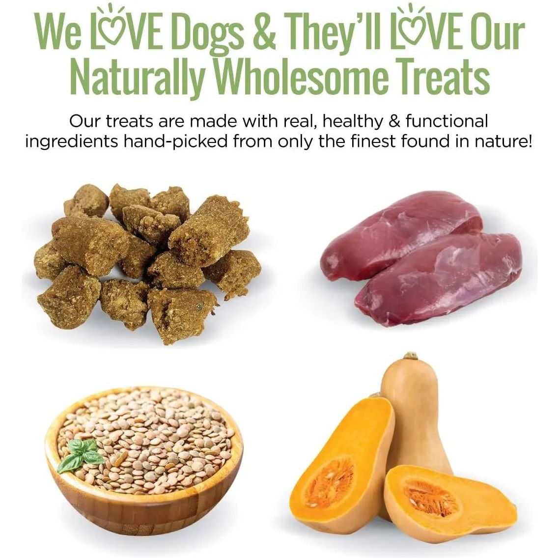 Smart Cookie Grain - Free Duck & Squash Dog Treats – Perfect for Dogs with Allergies 5oz - Talis Us