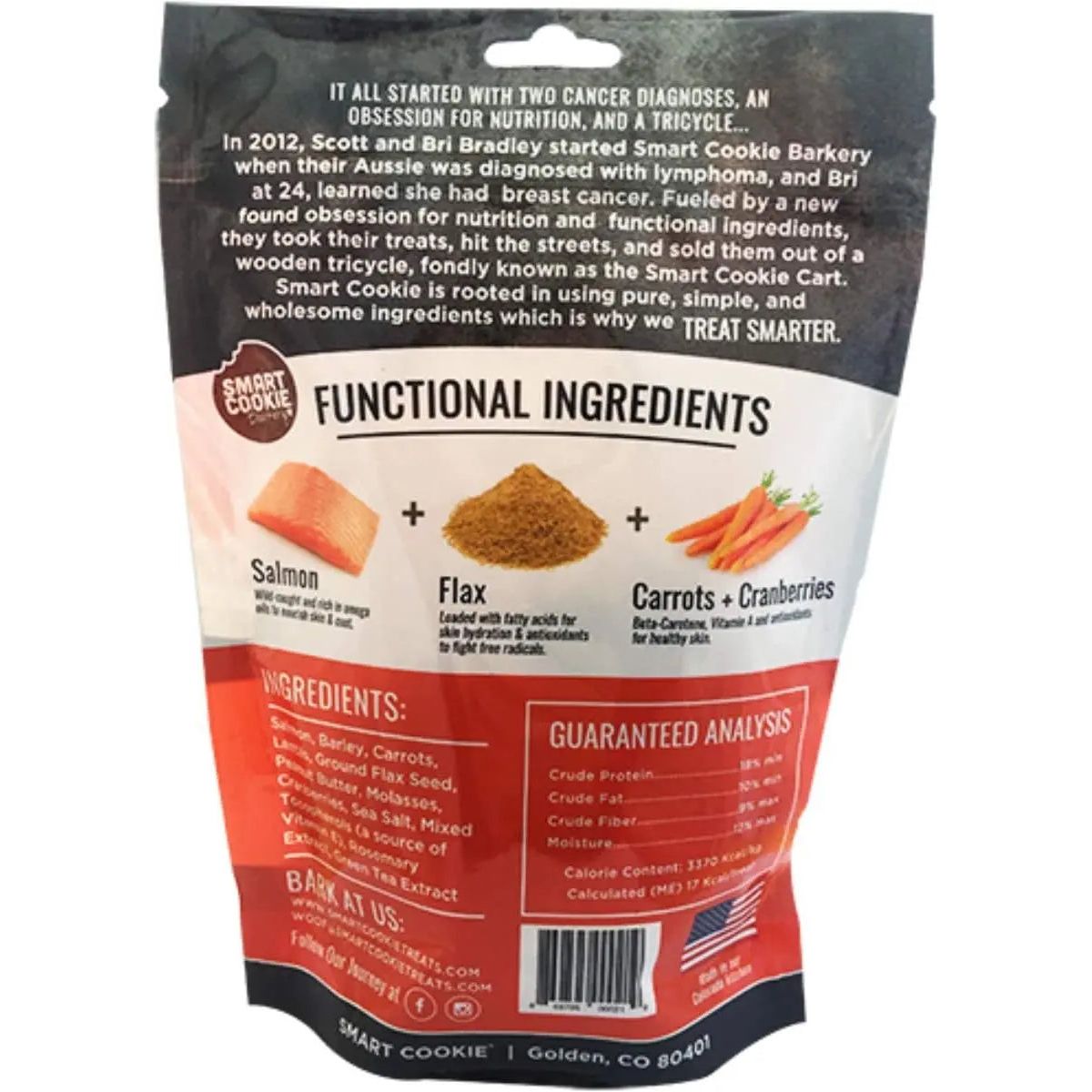 Smart Cookie Healthy Skin & Coat Alaskan Salmon Dog Treats - Talis Us