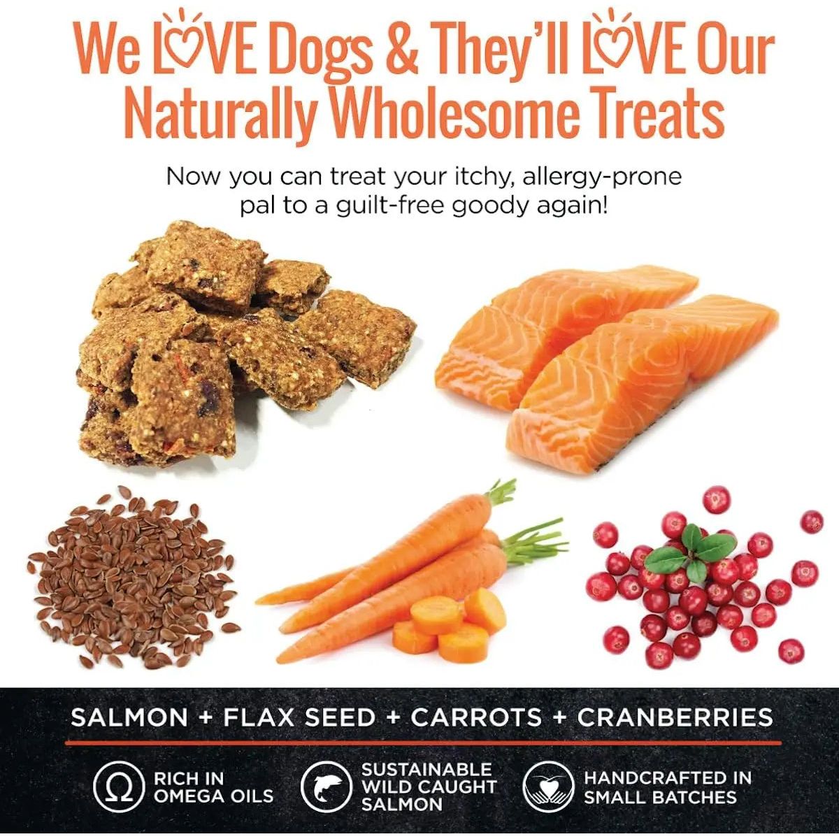 Smart Cookie Healthy Skin & Coat Alaskan Salmon Dog Treats - Talis Us