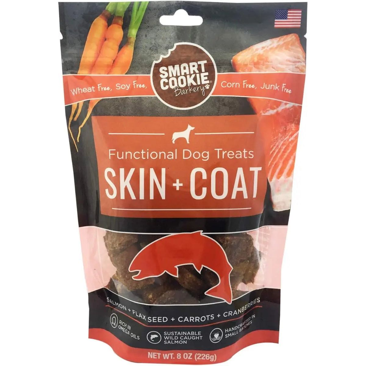 Smart Cookie Healthy Skin & Coat Alaskan Salmon Dog Treats - Talis Us