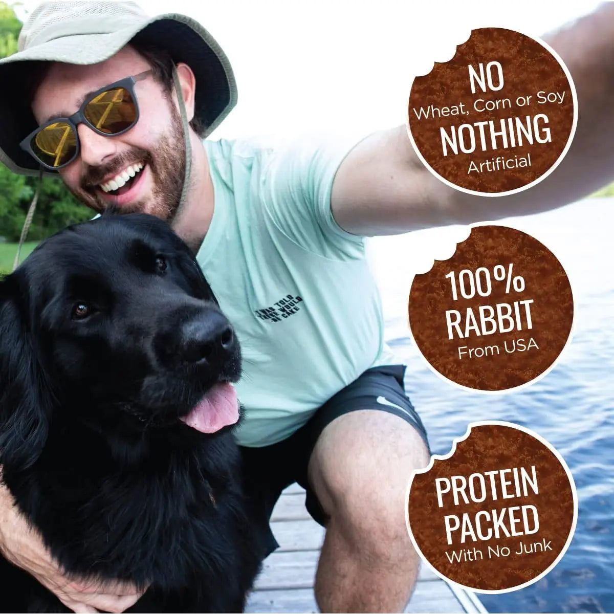 Smart Cookie Rabbit Jerky Dog Treats – Hypoallergenic & Healthy Training Bites - Talis Us