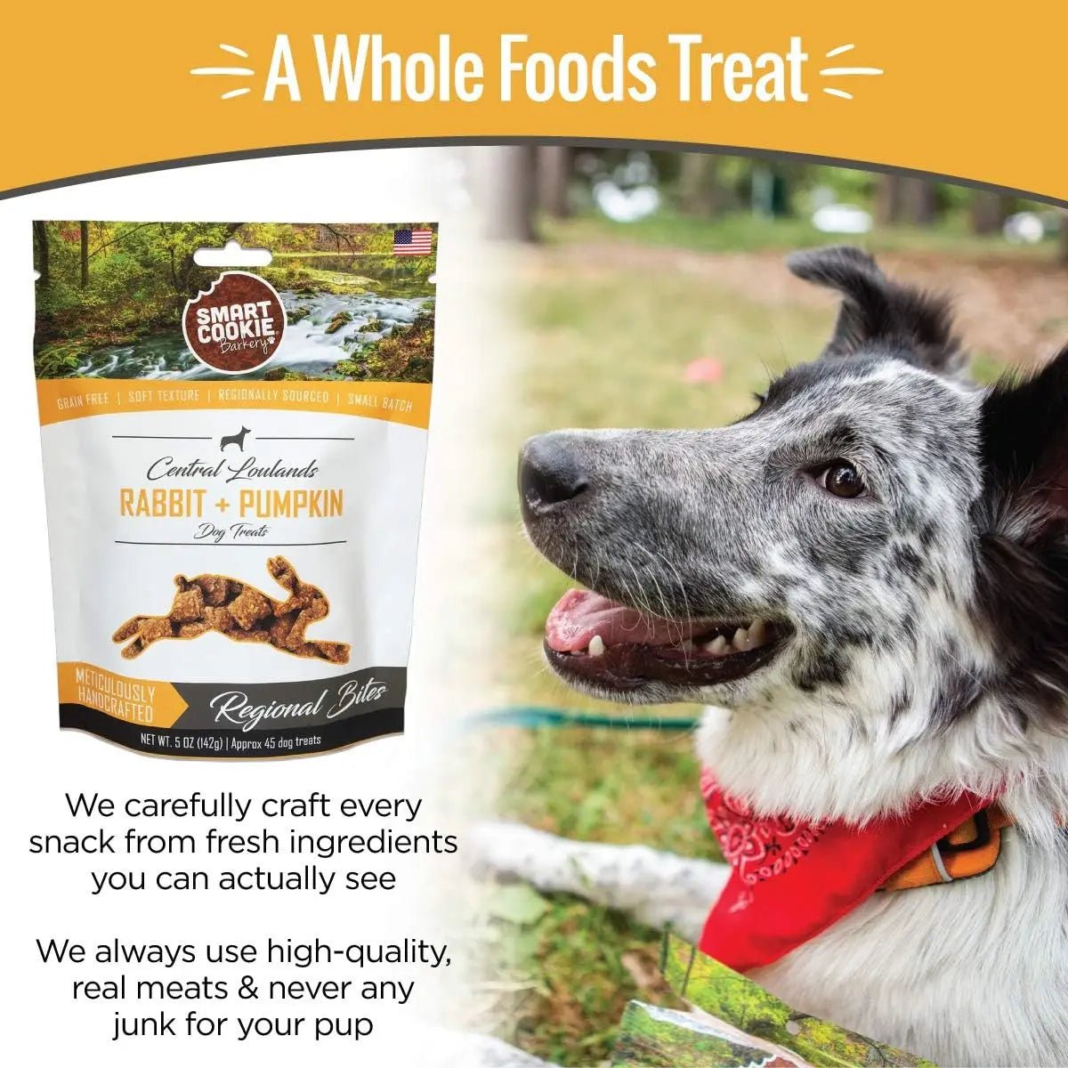 Smart Cookie Rabbit & Pumpkin All - Natural Training Treats 5oz - Talis Us
