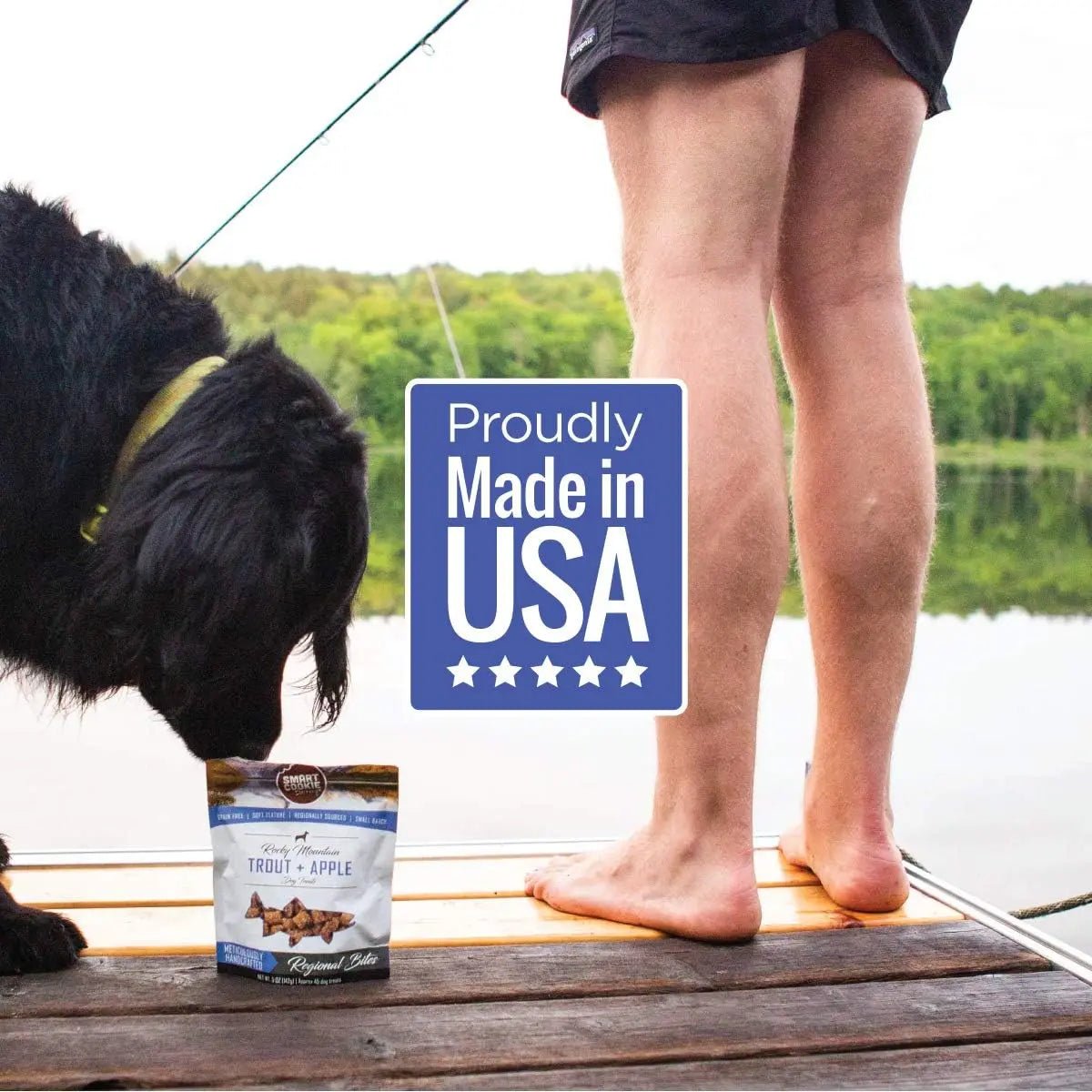 Smart Cookie Trout & Apple Grain - Free Hypoallergenic Dog Treats 5oz - Talis Us