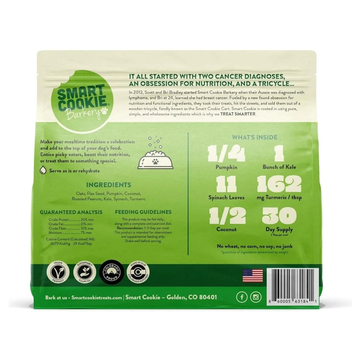 Smart Cookie Veggie Dog Food Topper - Talis Us