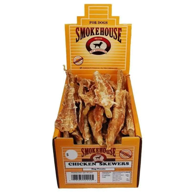 Smokehouse Chicken Skewers Dog Treats 45ea/45 ct Smokehouse