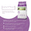 Snappy Tom scented non-clumping cat litter in a bag with instructions and product features displayed