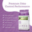 Snappy Tom Premium Odor Control Scented Non-Clumping Cat Litter in a 5kg bag, lightweight and super absorbent