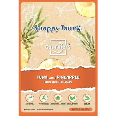 Snappy Tom Tuna and Pineapple Cat Topper Treats 12ea/2.5 oz - Talis Us