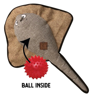 SnugArooz Sally the Stingray Plush Dog Toys with Ball - Talis Us