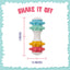 SnugArooz Shake It Off Nylon Noisy Bone Dog Toy - Talis Us