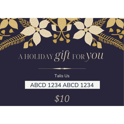 Spend $69+and Get $10 eGift Card - Talis Us