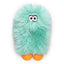 West Paw Squeaky Plush Dog Toy in Mint Green with Soft Fur and Squeaker for Playtime Fun