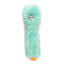 West Paw Squeaky Plush Dog Toy in Mint Green with Soft Fur and a Bright Orange Squeaker