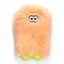 West Paw Squeaky Plush Dog Toy in Orange with Cute Eyes and Soft Fur for Playtime Fun