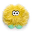 West Paw Squeaky Plush Dog Toy in Yellow with Soft Fur and Fun Design for Interactive Play