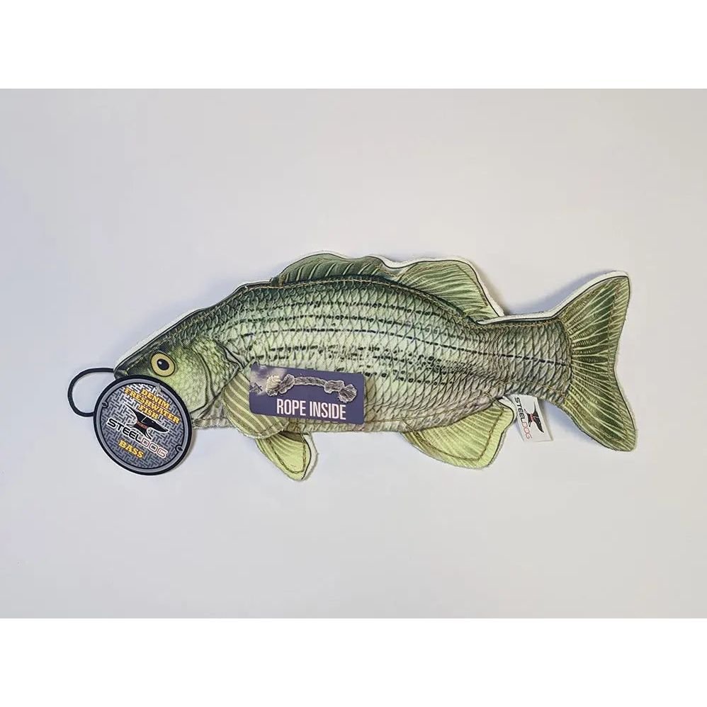 Steel Dog Denim Fish Dog Toys with Rope - Talis Us