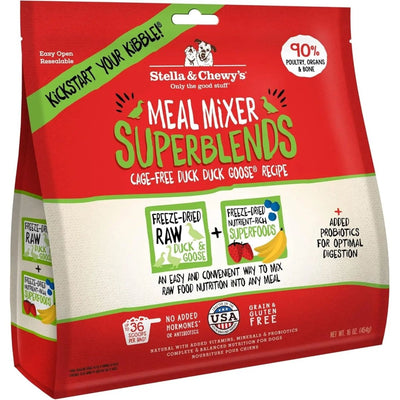 Stella & Chewy's Freeze Dried Meal Mixer Superblends Duck - 16 oz - Talis Us