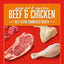 Stella & Chewy's Stella's Shredders Beef & Chicken in Broth Dog 24 / 2.8 oz - Talis Us