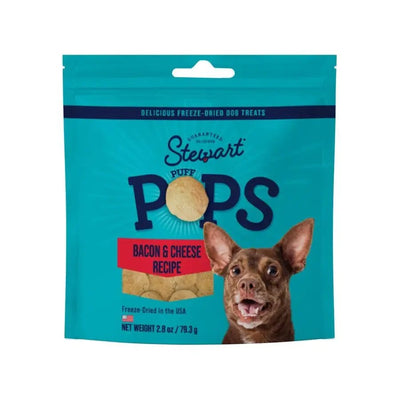 Stewart PuffPops Bacon & Cheese Recipe Freeze - Dried Dog Treats - Talis Us