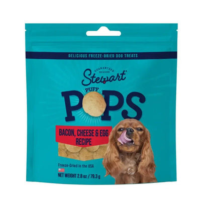 Stewart PuffPops Bacon, Egg & Cheese Recipe Freeze - Dried Dog Treats - Talis Us