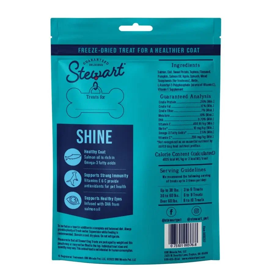 Stewart Shine w/Omega3 Freeze Dried Dog Treats for Healthy Coat - Talis Us
