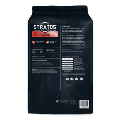Stratos Hi Protein Dry Dog Food 40 lb - Talis Us