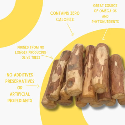 Sustainable Olive Wood Dog Chew Sticks - Talis Us