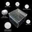 Talis - us Acrylic Reptile Enclosure Terrarium Cage For Lizard Snake Tarantula 9"x 9"x 9" - Talis Us