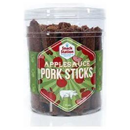 This & That Snack Station Applesauce Pork Sticks Dehydrated Dog Treats - Talis Us