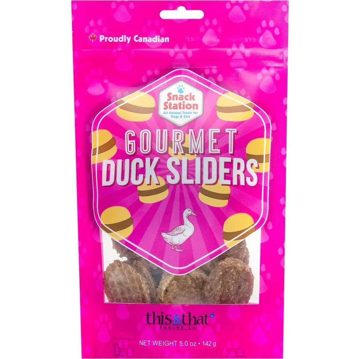 This & That Snack Station Duck Sliders Dehydrated Dog Treats 5oz - Talis Us