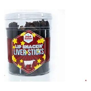 This & That Snack Station Lip Smackin' Liver Sticks Dehydrated Dog Treat Dog Treats 30ct - Talis Us