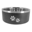 ThoozyPet Double Wall Dog & Cat Bowl with Paws - Talis Us