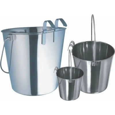 ThoozyPet Heavy Duty Flat Sided Pail with Two Hooks - Talis Us