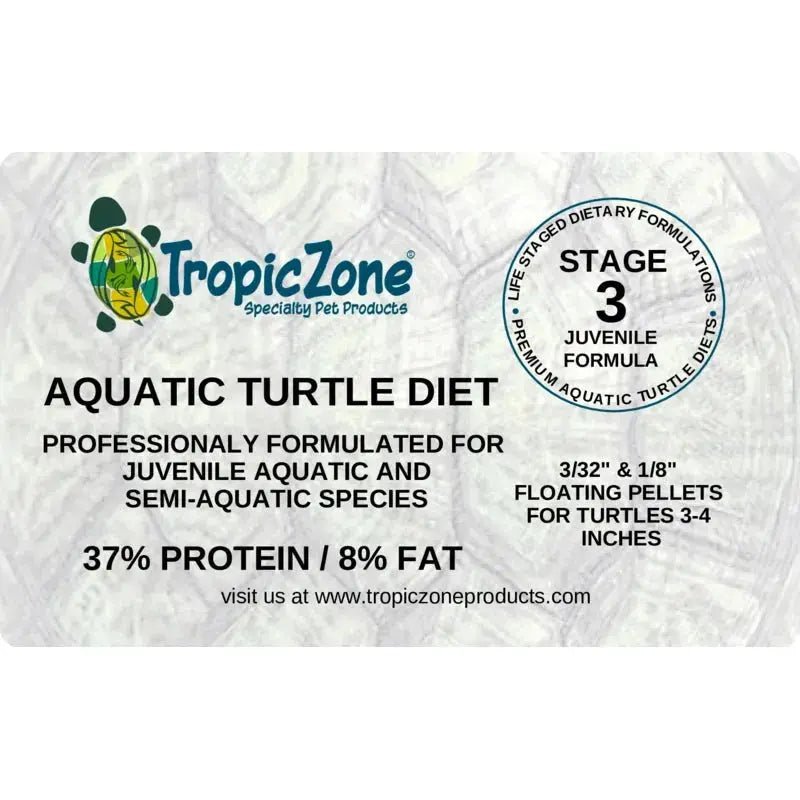 TropicZone Aquatic Turtle Diet Stage - 3 Juvenile Formula - Talis Us