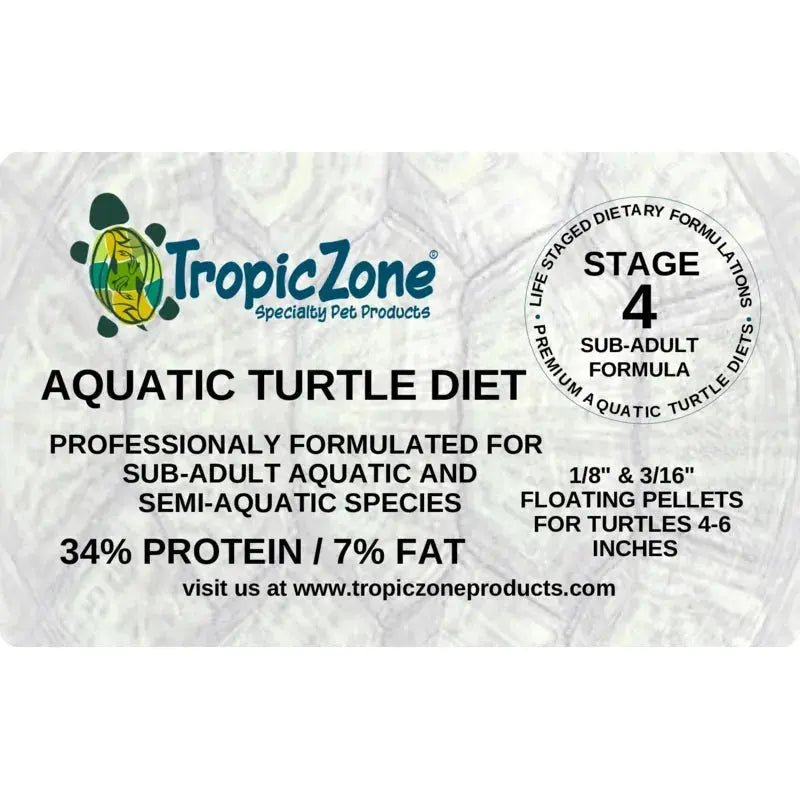 TropicZone Aquatic Turtle Diet Stage - 4 Sub - Adult Formula - Talis Us