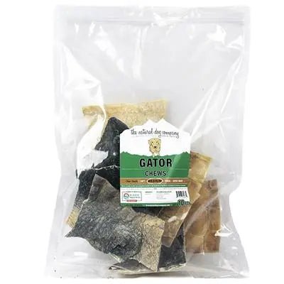 Tuesday's Natural Dog Company Natural Alligator Skin Dog Chew Bulk - Talis Us