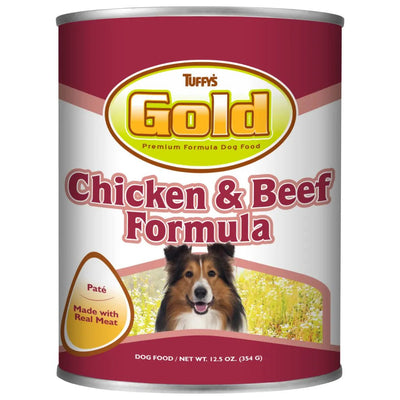 Tuffy's Gold Chicken & Beef Canned Dog Food 12ea/12.5 oz - Talis Us