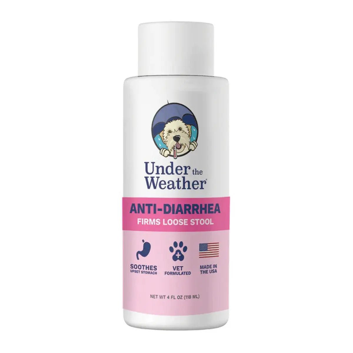 Under the Weather Anti - Diarrhea Liquid for Dogs 4oz - Talis Us