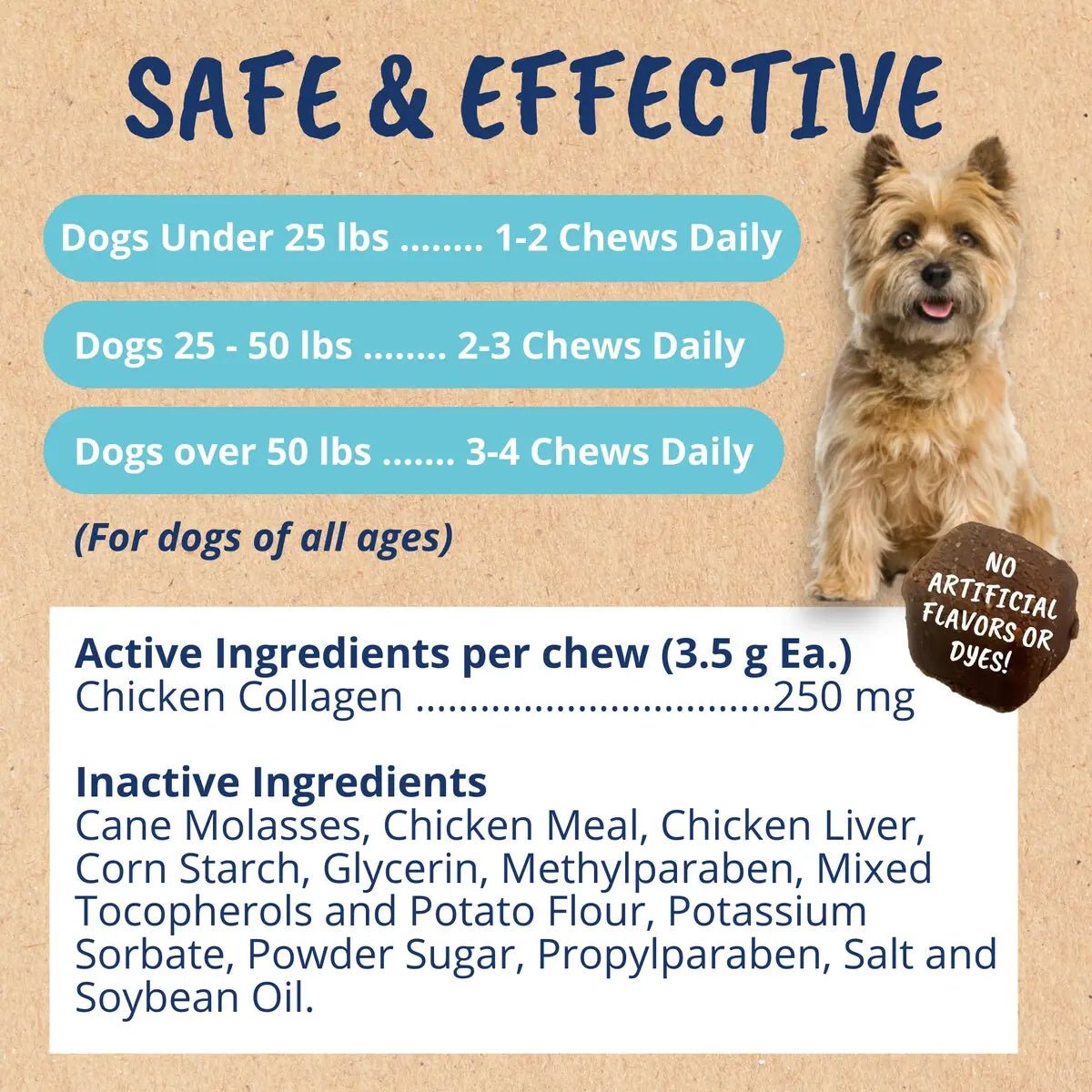 Under the Weather Collagen Soft Chew for Dogs 3.5oz - Talis Us