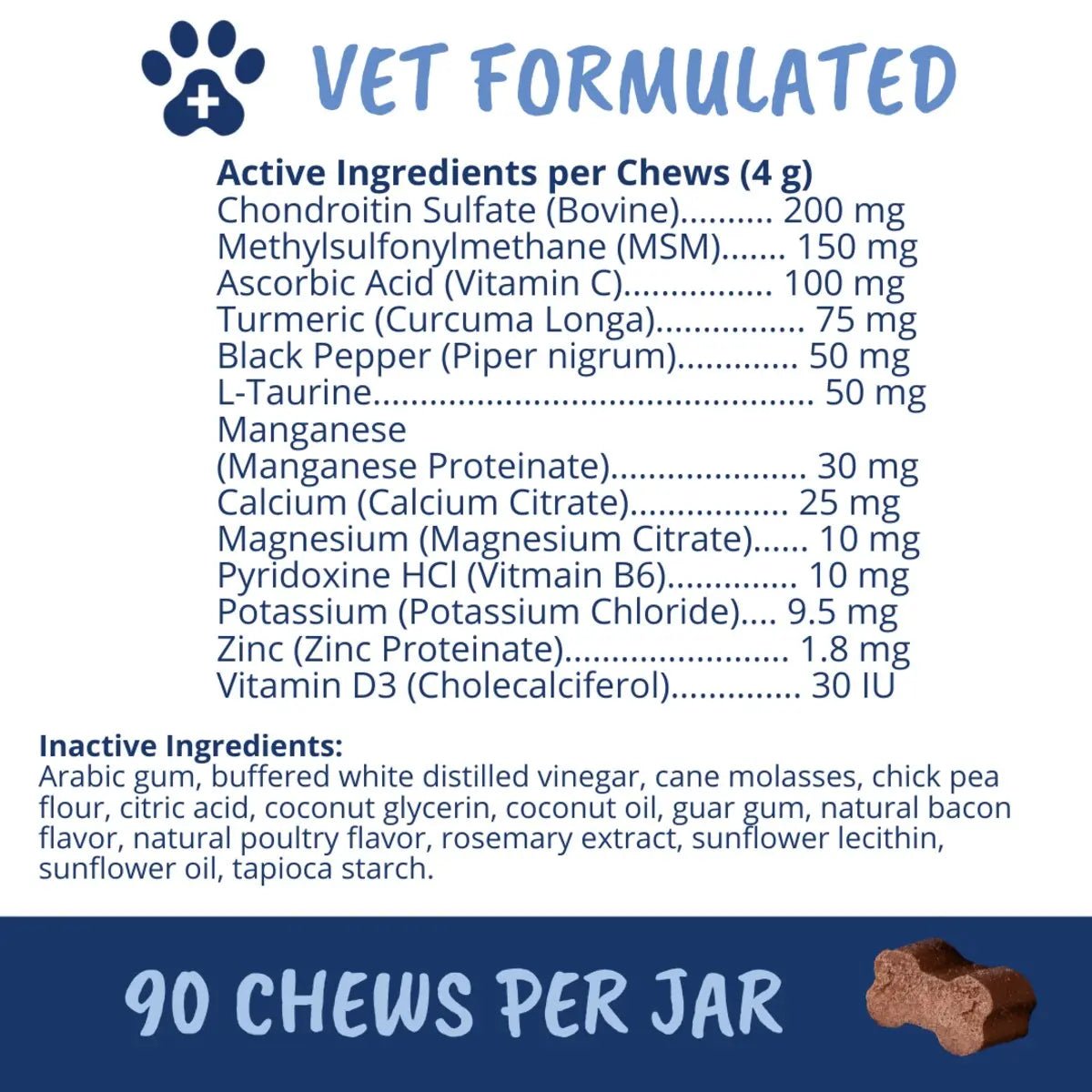 Under the Weather Disc & Spine Soft Chew 60ct. - Talis Us