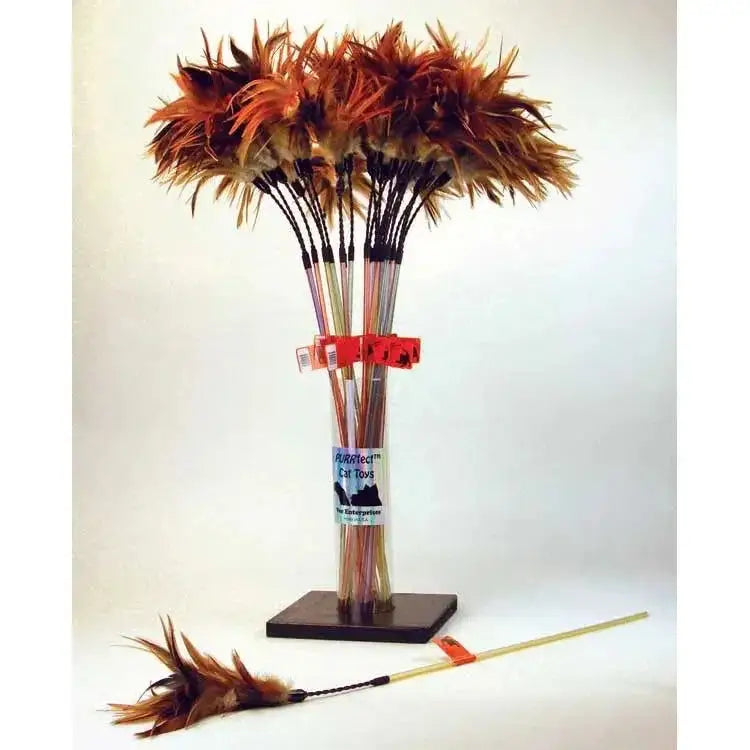 Vee Enterprises The PURRfect Wiggle Bouncer - Interactive Cat Toy Wand - Talis Us